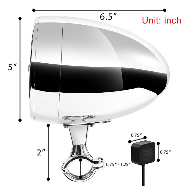 SPK500 600W Multi-functional Motorcycle Bluetooth Modified Audio Amplifier, Support FM & Wired Control