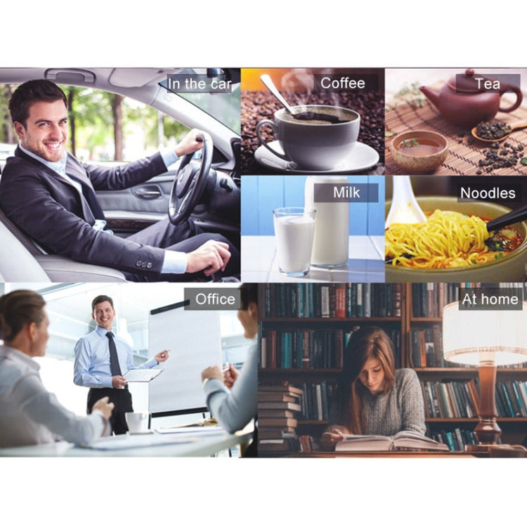 DC 12V Stainless Steel Car Electric Kettle Heated Mug Heating Cup with Charger Cigarette Lighter for Car, Capacity: 880ML