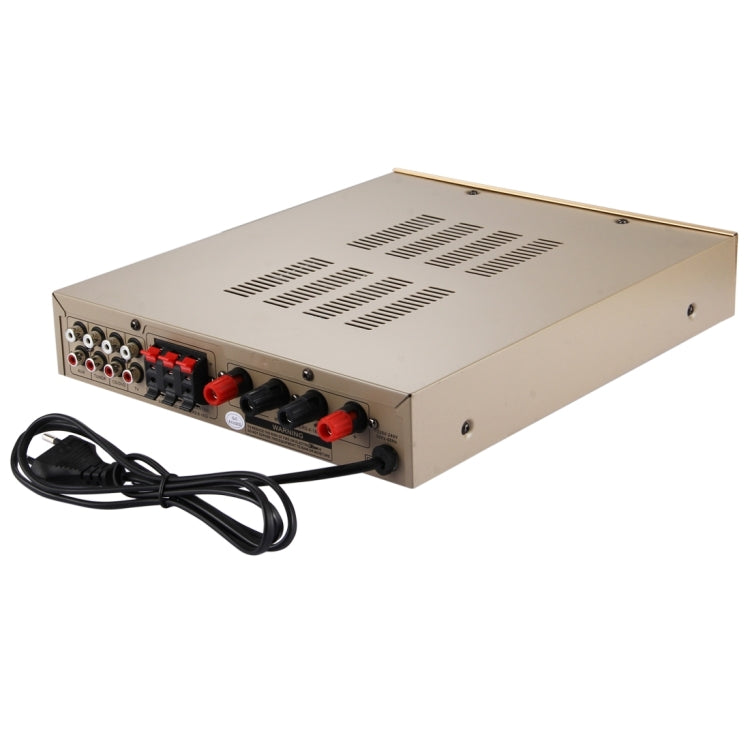 AV-2047 2CH  HiFi Stereo Audio Amplifier, Support FM / SD / MP3 Player / USB, AC 220-240V