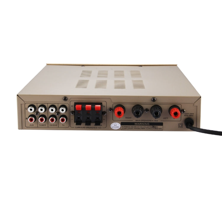 AV-2047 2CH  HiFi Stereo Audio Amplifier, Support FM / SD / MP3 Player / USB, AC 220-240V