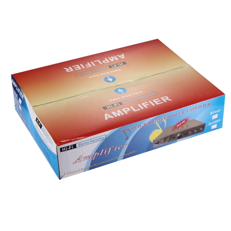 AV-2047 2CH  HiFi Stereo Audio Amplifier, Support FM / SD / MP3 Player / USB, AC 220-240V