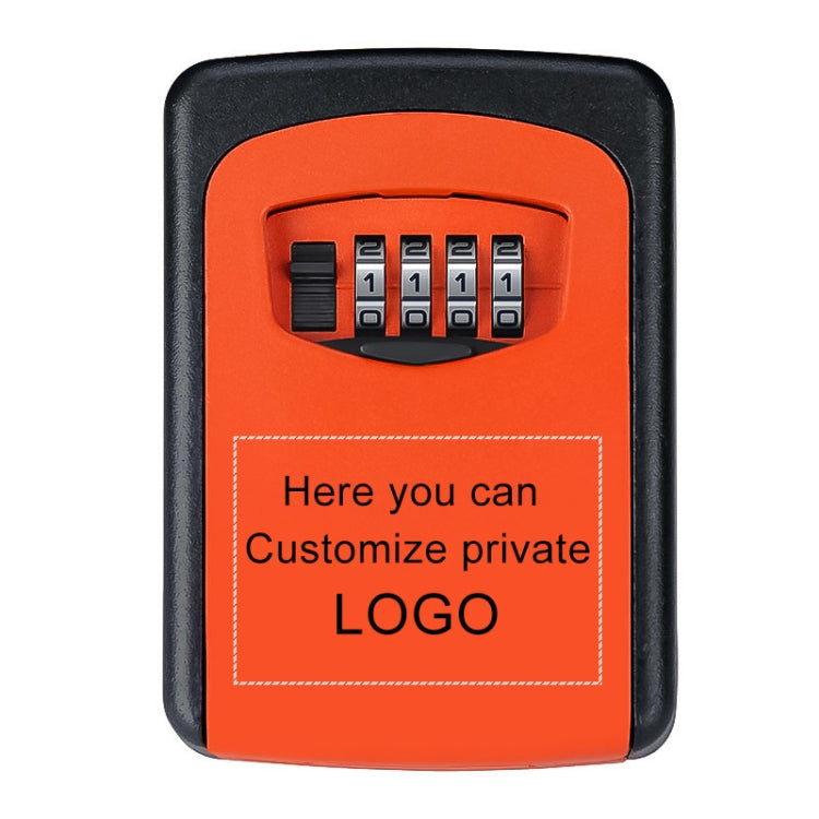 Wall-hanging Key Storage Box with Metal 4-Digit Password Lock