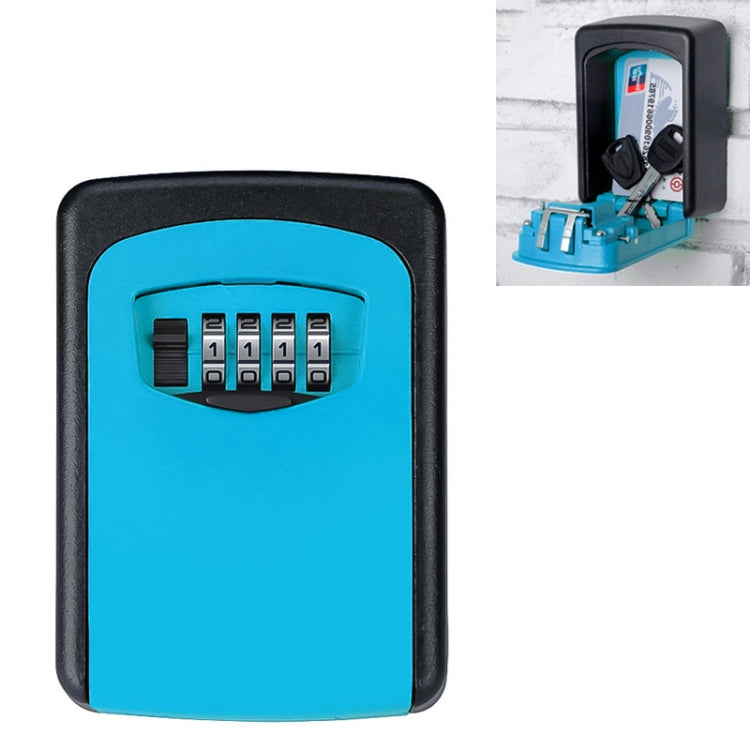 Wall-hanging Key Storage Box with Metal 4-Digit Password Lock