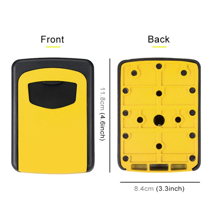 Wall-hanging Key Storage Box with Metal 4-Digit Password Lock