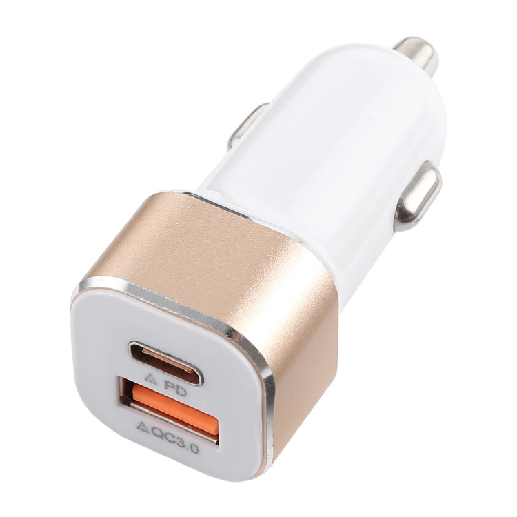 Type-C QC3.0 Dual USB Smart Fast Car Charger
