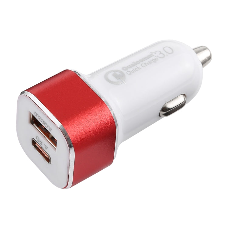 Type-C QC3.0 Dual USB Smart Fast Car Charger