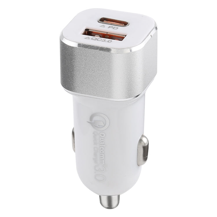 Type-C QC3.0 Dual USB Smart Fast Car Charger