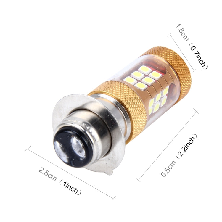 H6M/P15D 15W 1300 LM 6500K Motorcycle Headlight with 28 SMD-3030-LED Lamps, DC 12V(White Light)