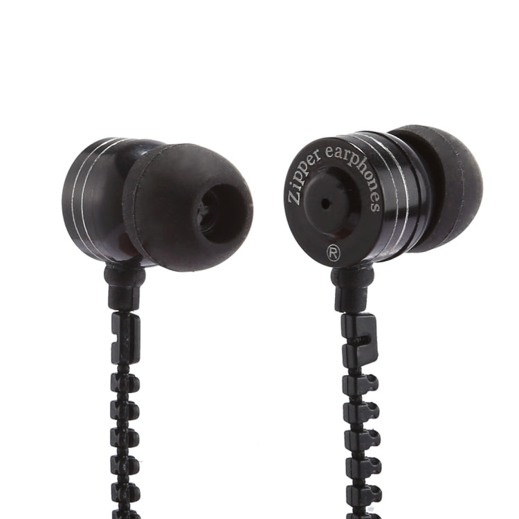 PHW-208 Creative Portable Stereo Music Zipper In-ear Wired Earphones with Mic, Support Hands-free Calls, For iPhone, Samsung, HTC, Huawei, Xiaomi and Other Smart Phones