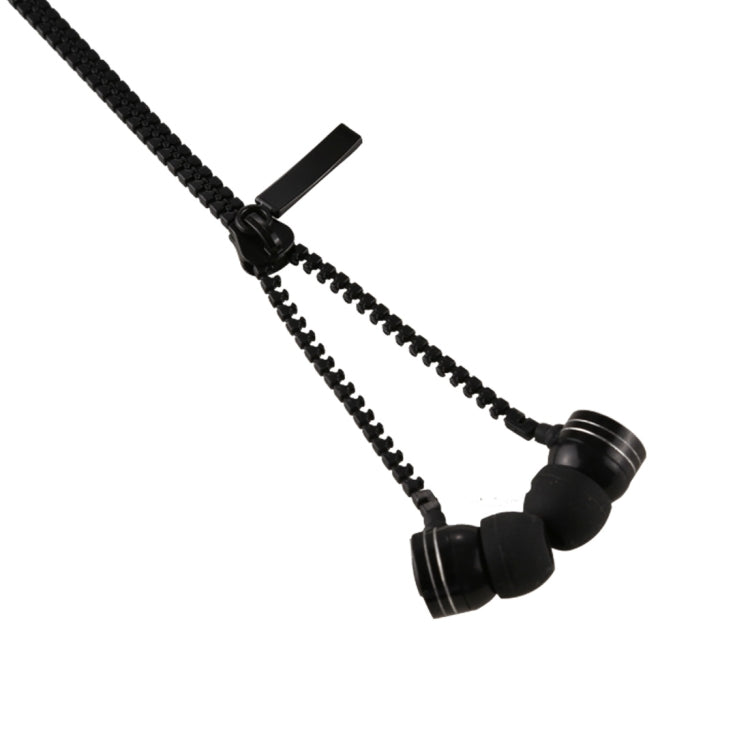 PHW-208 Creative Portable Stereo Music Zipper In-ear Wired Earphones with Mic, Support Hands-free Calls, For iPhone, Samsung, HTC, Huawei, Xiaomi and Other Smart Phones