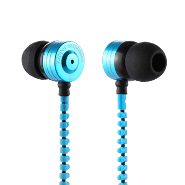 PHW-208 Creative Portable Stereo Music Zipper In-ear Wired Earphones with Mic, Support Hands-free Calls, For iPhone, Samsung, HTC, Huawei, Xiaomi and Other Smart Phones