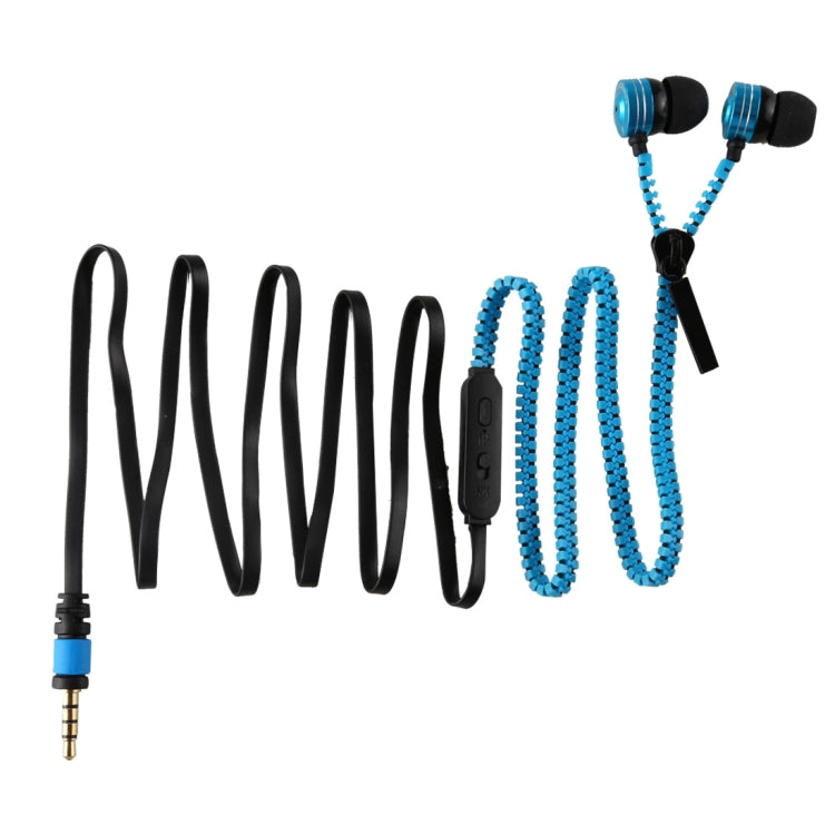 PHW-208 Creative Portable Stereo Music Zipper In-ear Wired Earphones with Mic, Support Hands-free Calls, For iPhone, Samsung, HTC, Huawei, Xiaomi and Other Smart Phones