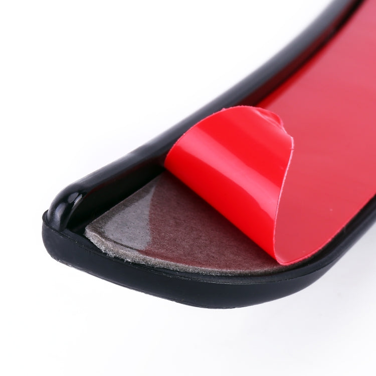 2 PCS 24.5cm Car Universal Fender Flares Wheel Eyebrow Decal Sticker Eyebrow Car-covers Black Striped Round Arc Strips