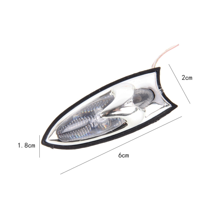 2PCS CARFU AC-197 1W Lead Lamp Clearance Light Only For 12V Car(Blue Light)