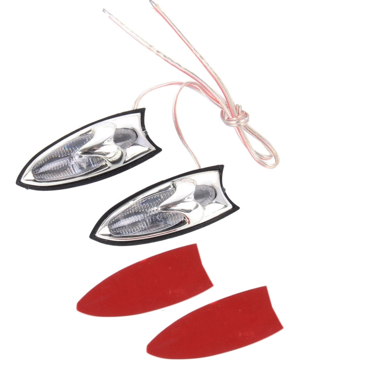 2PCS CARFU AC-197 1W Lead Lamp Clearance Light Only For 12V Car(Blue Light)