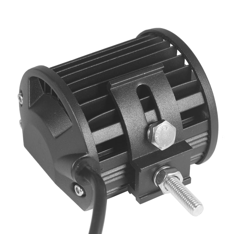 DC 10-30V 36W 3600LM 6000K Waterproof IP68 Vehicle Car Boat Marine External Work Lights Emergency Lights 60 Degrees Adjustable Flood Light LED Car Bulbs with 9 Intense CREE Lights (White Light)