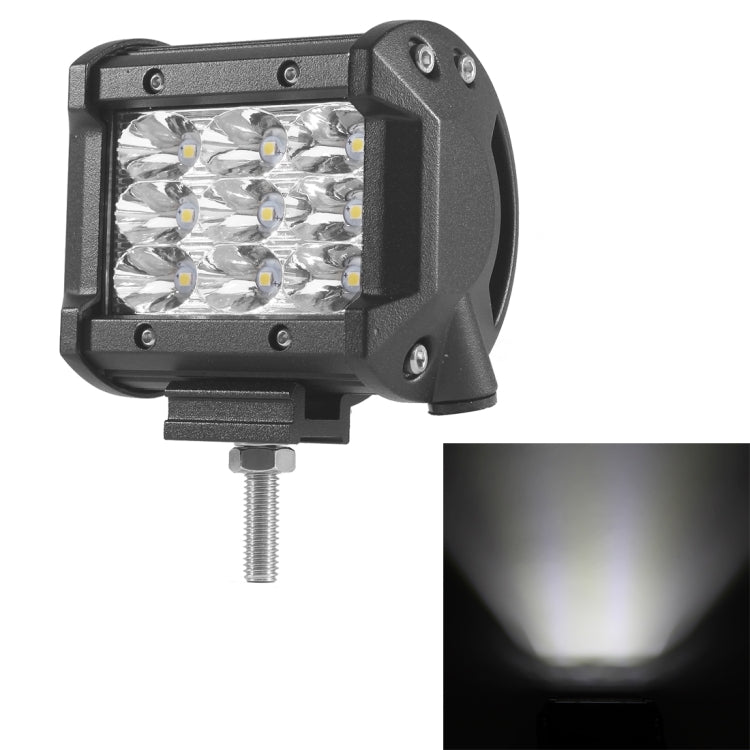 DC 10-30V 36W 3600LM 6000K Waterproof IP68 Vehicle Car Boat Marine External Work Lights Emergency Lights 30 Degrees Adjustable Spot Light LED Car Bulbs with 9 Intense CREE Lights (White Light)