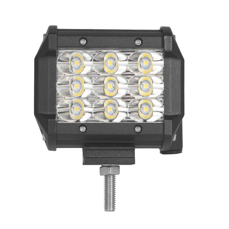 DC 10-30V 36W 3600LM 6000K Waterproof IP68 Vehicle Car Boat Marine External Work Lights Emergency Lights 30 Degrees Adjustable Spot Light LED Car Bulbs with 9 Intense CREE Lights (White Light)