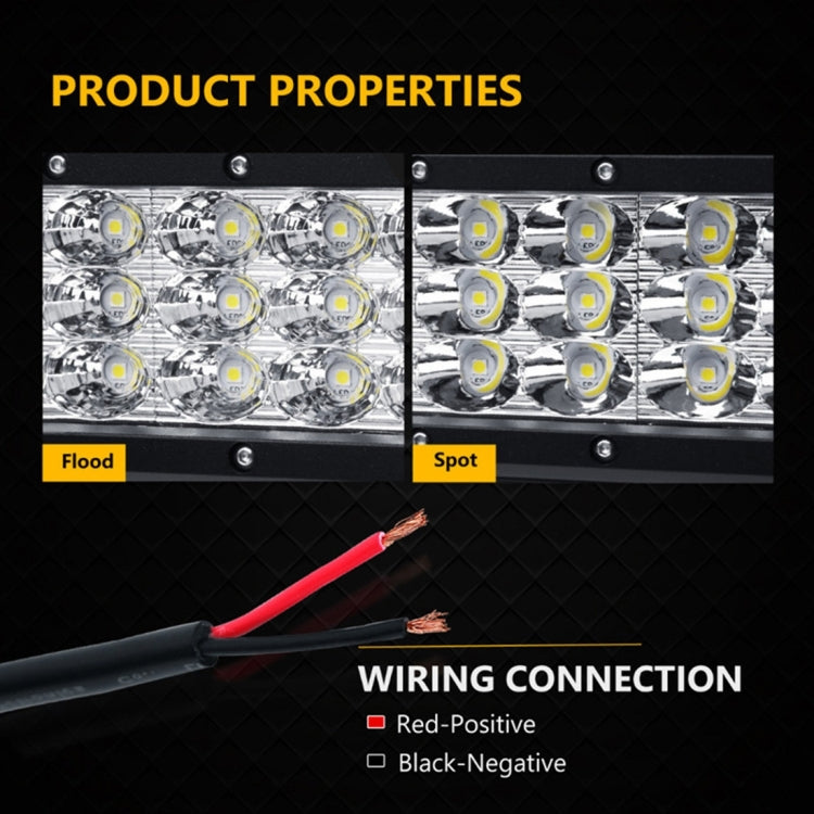 DC 10-30V 36W 3600LM 6000K Waterproof IP68 Vehicle Car Boat Marine External Work Lights Emergency Lights 30 Degrees Adjustable Spot Light LED Car Bulbs with 9 Intense CREE Lights (White Light)