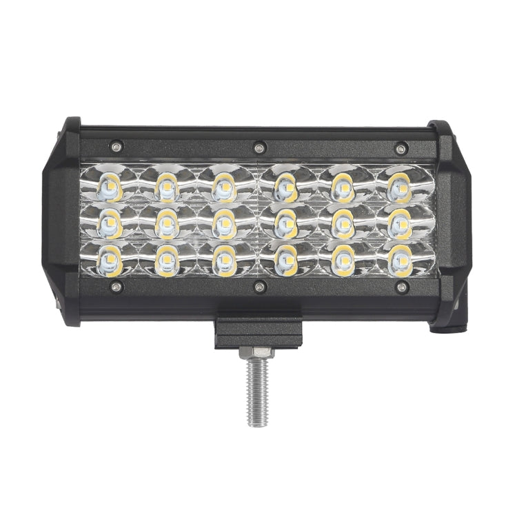 DC 10-30V 72W 7200LM 6000K Waterproof IP68 Vehicle Car Boat Marine External Work Lights Emergency Lights 30 Degrees Adjustable Spot Light LED Car Bulbs with 18 Intense CREE Lights (White Light)