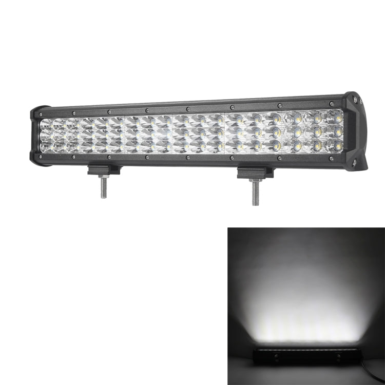 DC 10-30V 216W 21600LM 6000K Waterproof IP68 Vehicle Car Boat Marine External Work Lights Emergency Lights Adjustable 30 Degree Spot/60 Degree Flood Light LED Car Bulbs with 54 Intense CREE Lights(White Light)