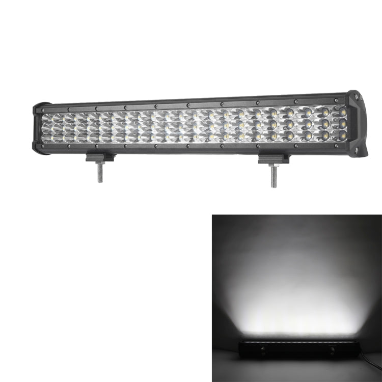 DC 10-30V 252W 25200LM 6000K Waterproof IP68 Vehicle Car Boat Marine External Work Lights Emergency Lights Adjustable 30 Degree Spot Light LED Car Bulbs with 63 Intense CREE Lights (White Light)