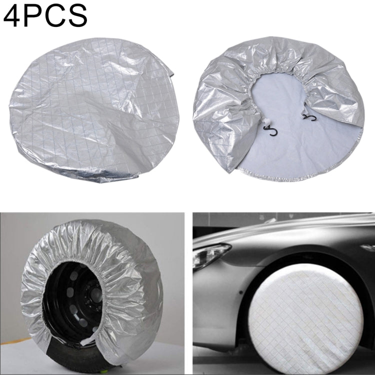 4 PCS Car Auto Wheel Tire Covers, Suitable for The Tire up to 29 inch