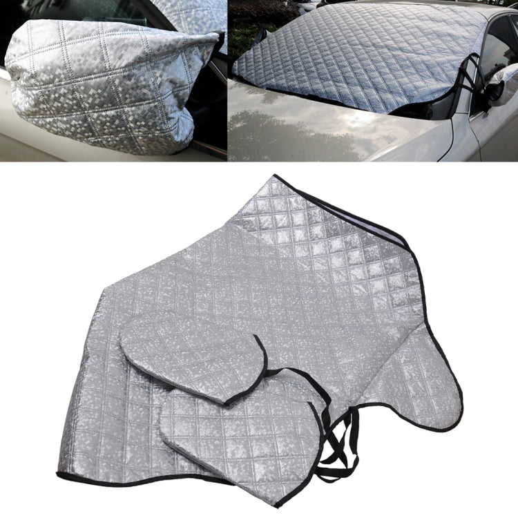 Car Auto Aluminum Film Sunshine Frost Snow Protect Windshield Cover, with Mirror Cover