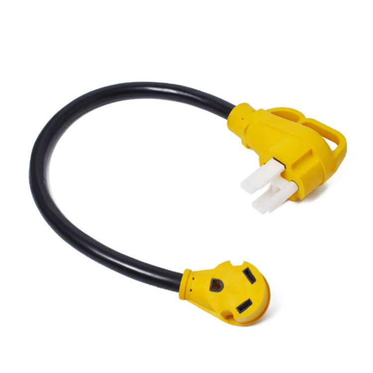 125V 50A Male to 30A Female Plug RV Boat Marine Adapter, Cable Length: 60cm