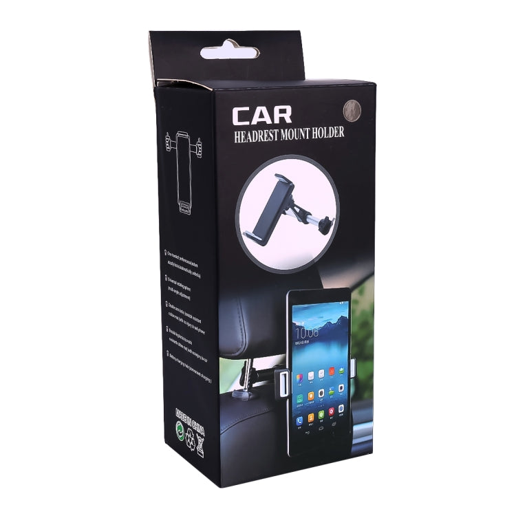 Auto Car Seatback Tablet PC / Mobilephone Holder (Width: 11.3-16.3cm)