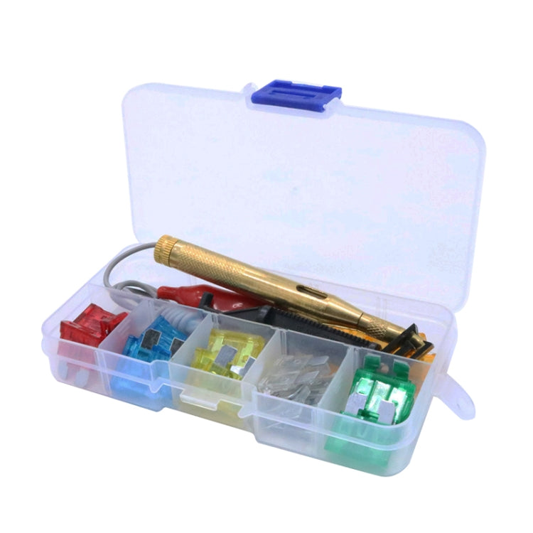 30 PCS Mix Assorted Car Motorcycle Truck Blade Fuse Set Kit 5A 10A 15A 20A 25A 30Amp & Test Pencil