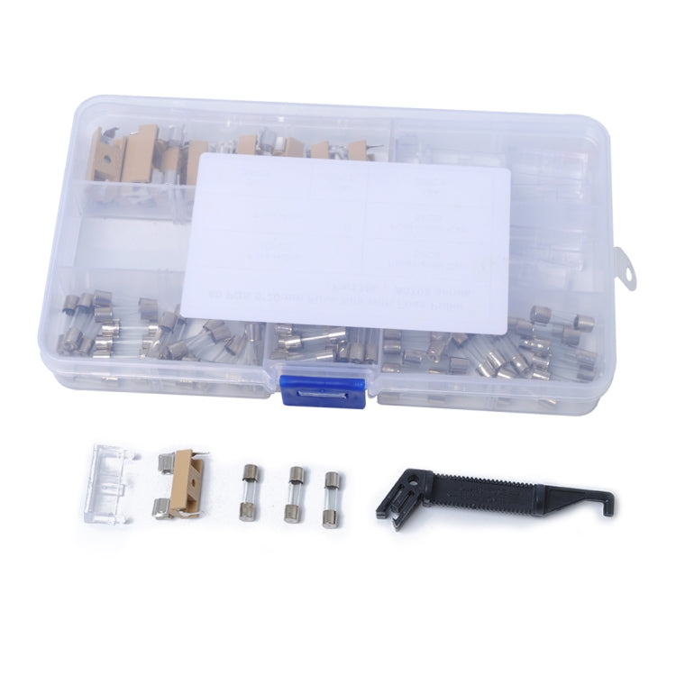 60 PCS Universal Fuse Set with PCB Fuse Holder 5A 10A 15A