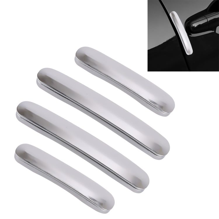 4 PCS Universal Car Door Anti-collision Strip Protection Guards Trims Stickers