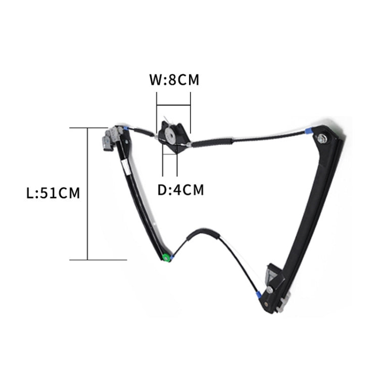 1 Set Electric Glass Lifter Auto Front Door Left Right Lifter 1J4837461F for Volkswagen Golf