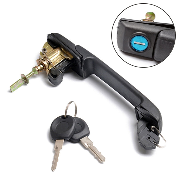 A0170 Car Front Door handle 1H0837207C,1H4839205 + 2 keys for Volkswagen