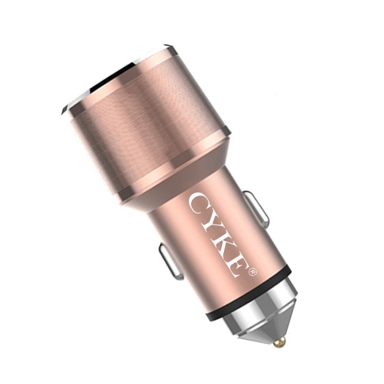 CYKE C11 30W QC 3.0 2.4A Dual USB Aluminum Alloy Car Charger