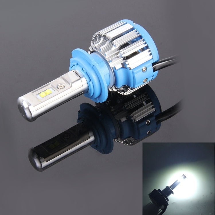 H7 35W 3000LM 6000K 4 CREE LEDs Car Canbus Headlamp Light, DC 8-48V(White Light)