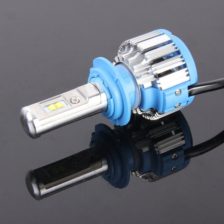 H7 35W 3000LM 6000K 4 CREE LEDs Car Canbus Headlamp Light, DC 8-48V(White Light)