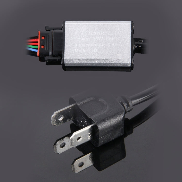 H7 35W 3000LM 6000K 4 CREE LEDs Car Canbus Headlamp Light, DC 8-48V(White Light)