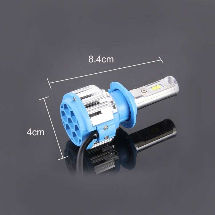 H7 35W 3000LM 6000K 4 CREE LEDs Car Canbus Headlamp Light, DC 8-48V(White Light)