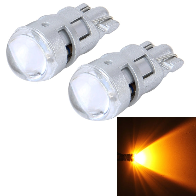 10 PCS T10 1W 50LM Car Clearance Light with SMD-3030 Lamp, DC 12V