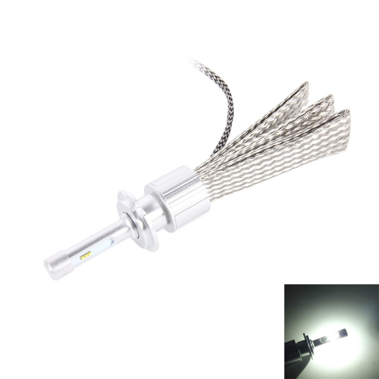 2 PCS H7 45W 5500LM 6000K 6 High Power LEDs Car Canbus Headlamp Light, DC 8-32V(White Light)