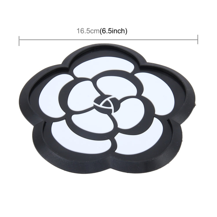 Car Auto 3D Camellia Shape Rubber Dashboard Anti-slip Super Sticky Pad Mate Holder for GPS Phone MP3 MP4