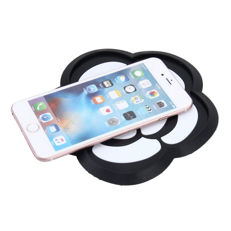 Car Auto 3D Camellia Shape Rubber Dashboard Anti-slip Super Sticky Pad Mate Holder for GPS Phone MP3 MP4