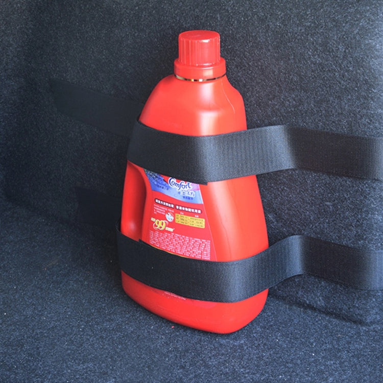 5 PCS Car SUV Trunk Receive Store Content Bag Storage Fixing Fire Extinguisher Strip Fixed Belt