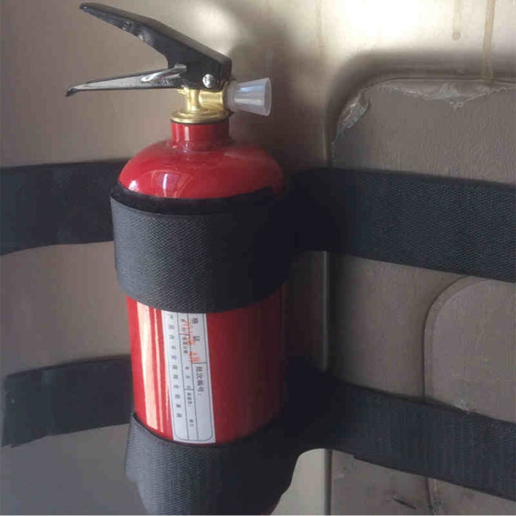 5 PCS Car SUV Trunk Receive Store Content Bag Storage Fixing Fire Extinguisher Strip Fixed Belt