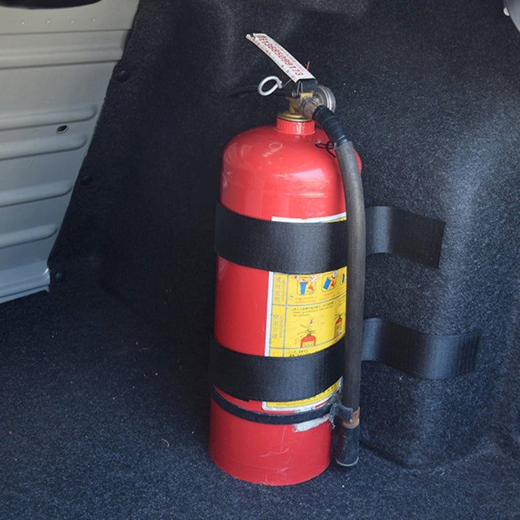 10 PCS Car SUV Trunk Receive Store Content Bag Storage Fixing Fire Extinguisher Strip Fixed Belt