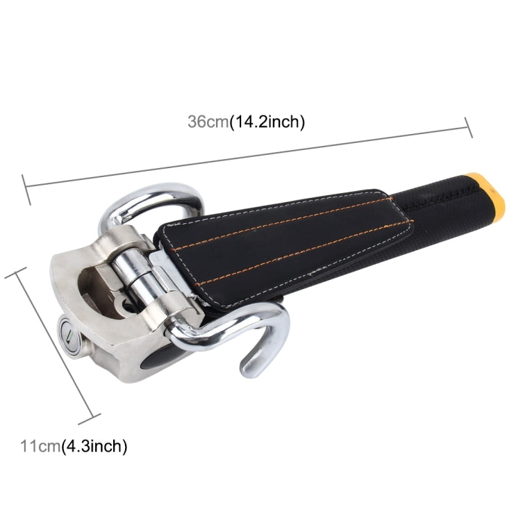 Car Auto Multi-function Alloy Steel Anti-theft Steering Wheel Warning Alarm Air Lock with Keys Safety Hammer
