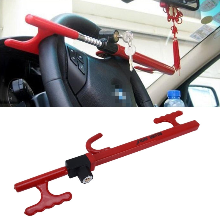 Car Auto Tempered Steel Anti-theft Steering Wheel Lock with Keys for Trucks Van SUV