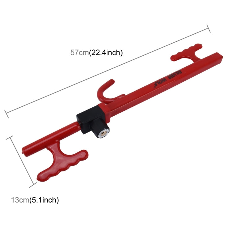 Car Auto Tempered Steel Anti-theft Steering Wheel Lock with Keys for Trucks Van SUV